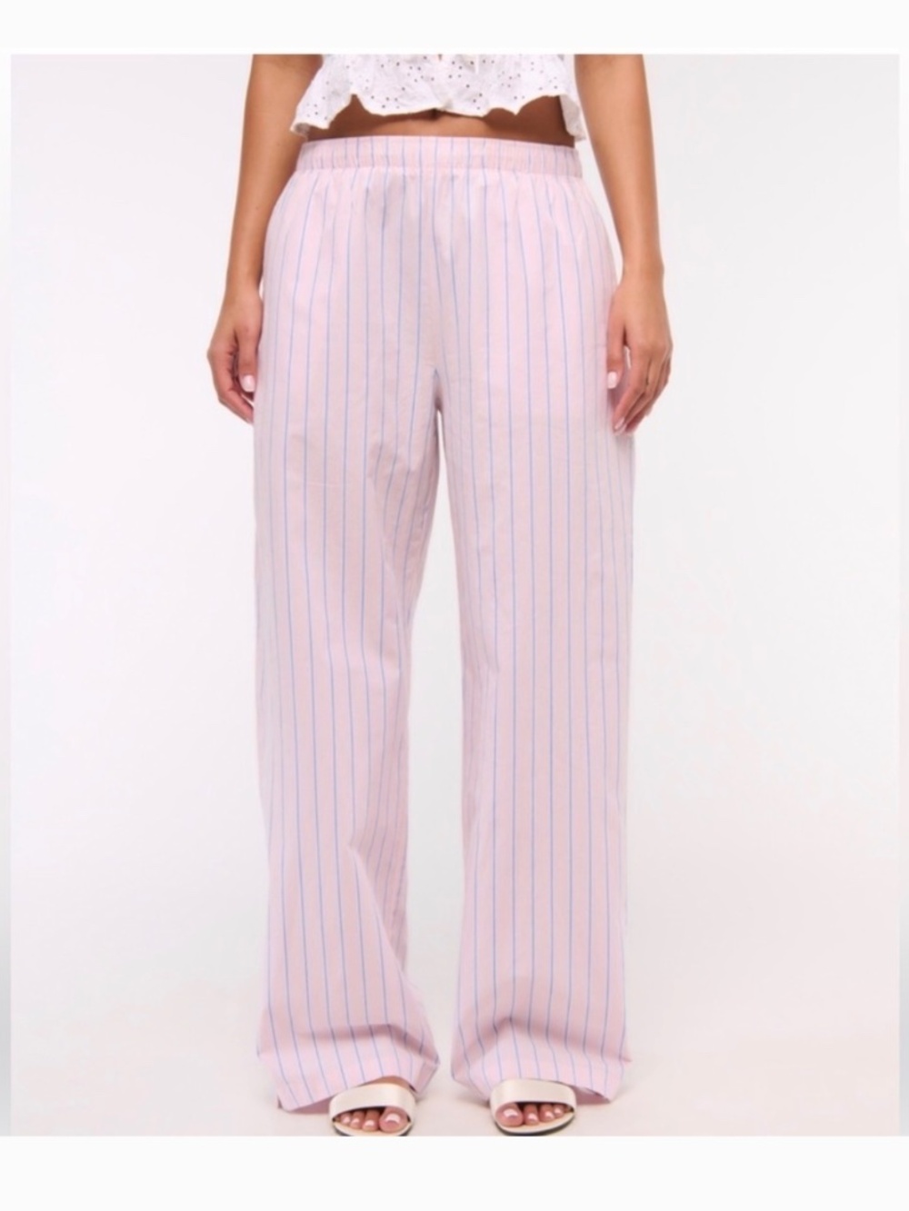 ISO Abercrombie & Fitch drawstring poplin  pull on pants